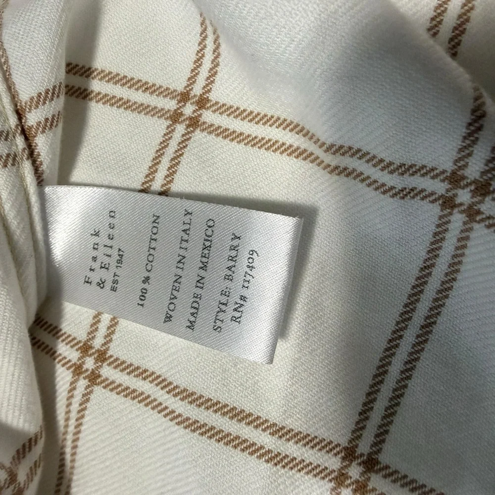 Frank & Eileen elegant checkered